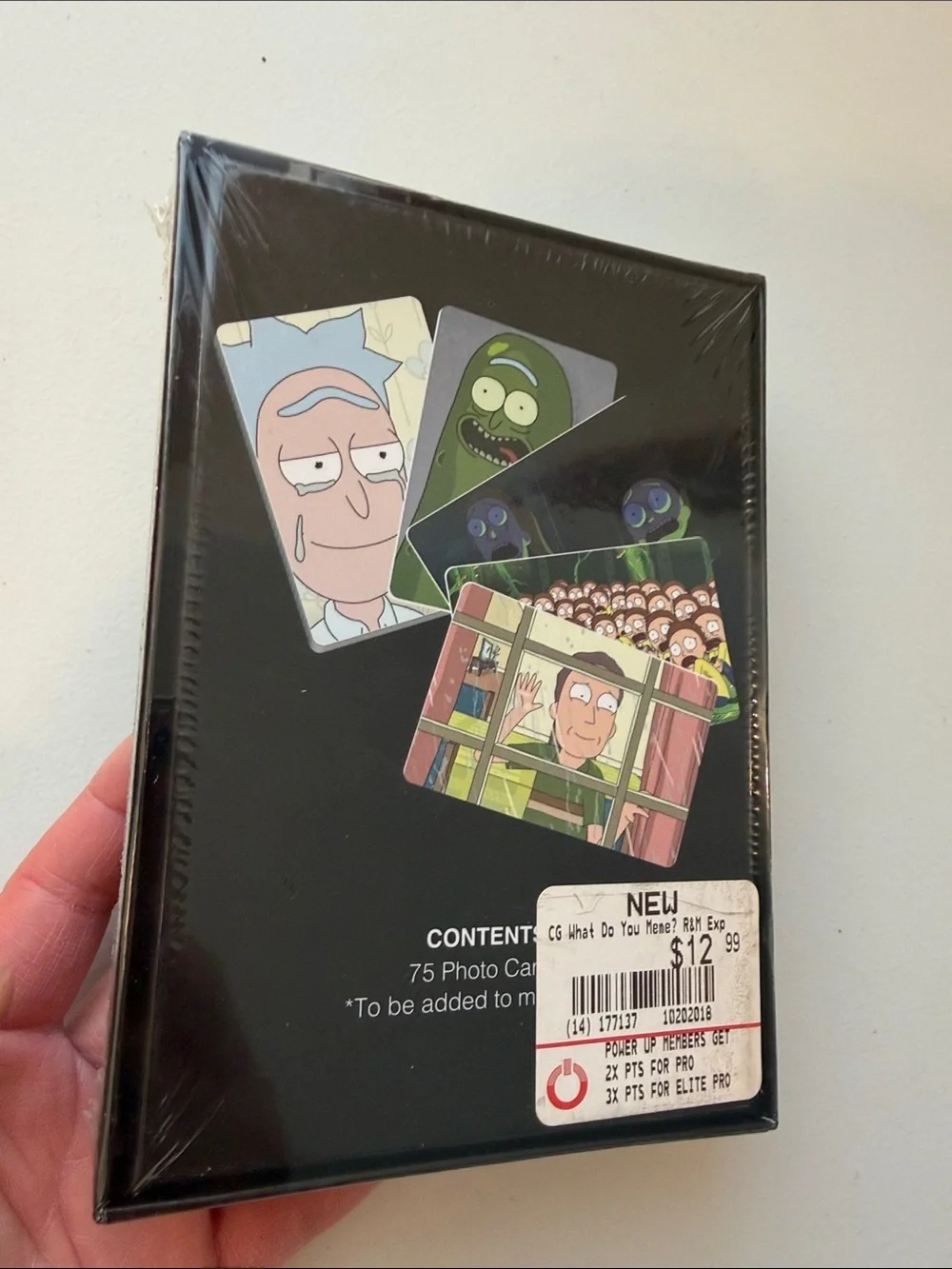 NEW What Do You Meme? Rick and Morty Photo Expansion Pack - Black/Green